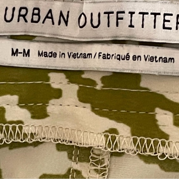 Urban Outfitters Green Palazzo Pants Womens Medium High Rise‎ Boho Retro - Picture 10 of 16